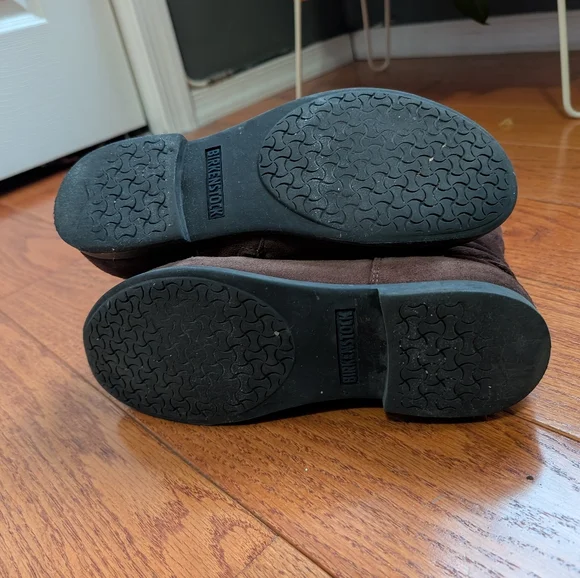 Birkenstock Sarnia Slouch Ankle Boot Brown Leather 38/W7 - Picture 5 of 6